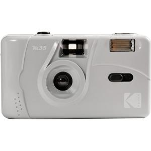 imageKodak M35 Reusable M35 35mm Film Camera FixedFocus and Wide Angle Build in Flash and Compatible with 35mm Color Negative or BW Film Film and Battery NOT Included Grey