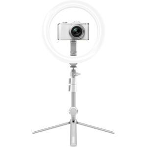 imageKodak LED Ring Light with Tripod for Smartphones and Small DSLR and Actioncams 10quot Diameter Adjustable Brightness Height and Colour Balance 1800 Lumens Remote Shutter ampamp Carrying case Included10 Ring Light