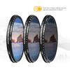 imageKODAK 62mm Fader Variable ND Filter  Variable Range ND22000 Neutral Density Filter Prevent Overexposure wShallow Depth of Field Capture Motion Blur Slim Nano 18Layer MultiCoated Glass46MM