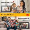 imageKODAK 101 Inch WiFi Digital Picture Frame1280x800 HD IPS Touch Screen Electronic Smart Photo Frame with 32 GB Memory AutoRotate Instantly Share PhotosVideos AnywhereBlack Frame