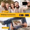 imageKODAK 101 Inch WiFi Digital Picture Frame1280x800 HD IPS Touch Screen Electronic Smart Photo Frame with 32 GB Memory AutoRotate Instantly Share PhotosVideos AnywhereBlackWood