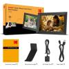 imageKODAK 101 Inch WiFi Digital Picture Frame1280x800 HD IPS Touch Screen Electronic Smart Photo Frame with 32 GB Memory AutoRotate Instantly Share PhotosVideos AnywhereBlack Frame