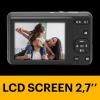 imageKODAK PIXPRO FZ55BL 16MP Digital Camera 5X Optical Zoom 28mm Wide Angle 1080P Full HD Video LiIon Battery 27quot LCD Vlogging Camera BlueBlack
