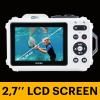 imageKODAK PIXPRO WPZ2 Rugged Waterproof Shockproof Dustproof WiFi Digital Camera 16MP 4X Optical Zoom 1080P Full HD Video Vlogging Camera 27quot LCD BlueCamera