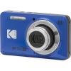 imageKODAK PIXPRO FZ55BL 16MP Digital Camera 5X Optical Zoom 28mm Wide Angle 1080P Full HD Video LiIon Battery 27quot LCD Vlogging Camera BlueBlue
