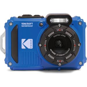 imageKODAK PIXPRO WPZ2 Rugged Waterproof Shockproof Dustproof WiFi Digital Camera 16MP 4X Optical Zoom 1080P Full HD Video Vlogging Camera 27quot LCD BlueBlue