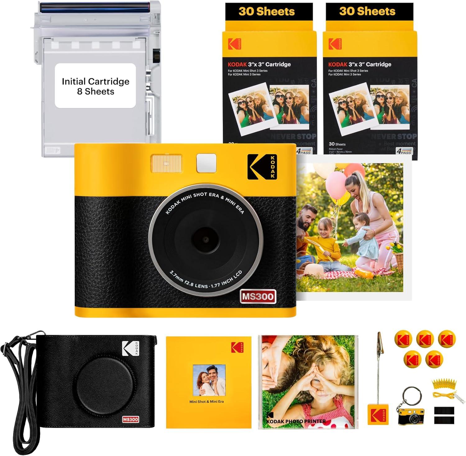 imageKODAK Cam Mini Shot 2 ERA Black 21x34Yellow