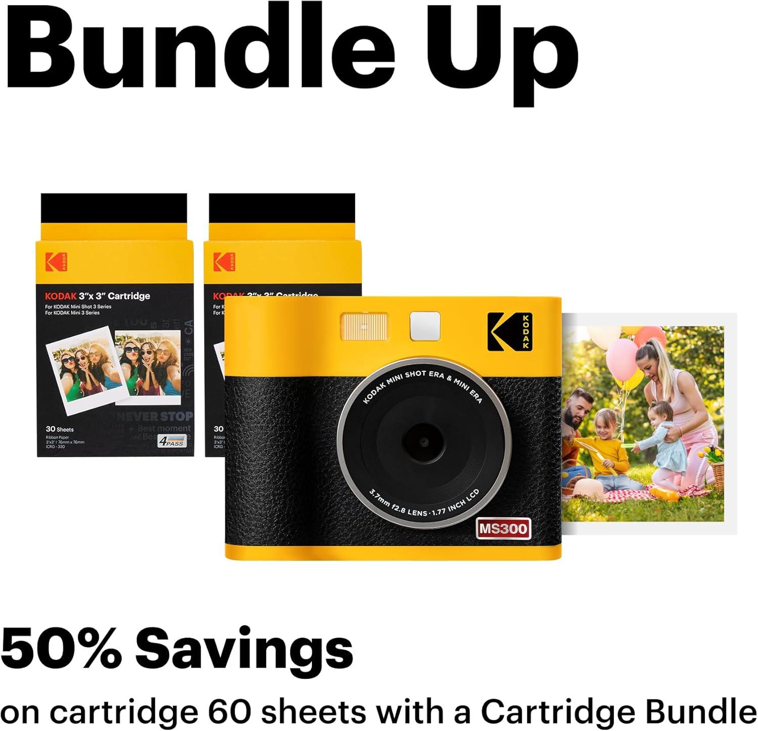 imageKODAK Cam Mini Shot 2 ERA Black 21x34Yellow