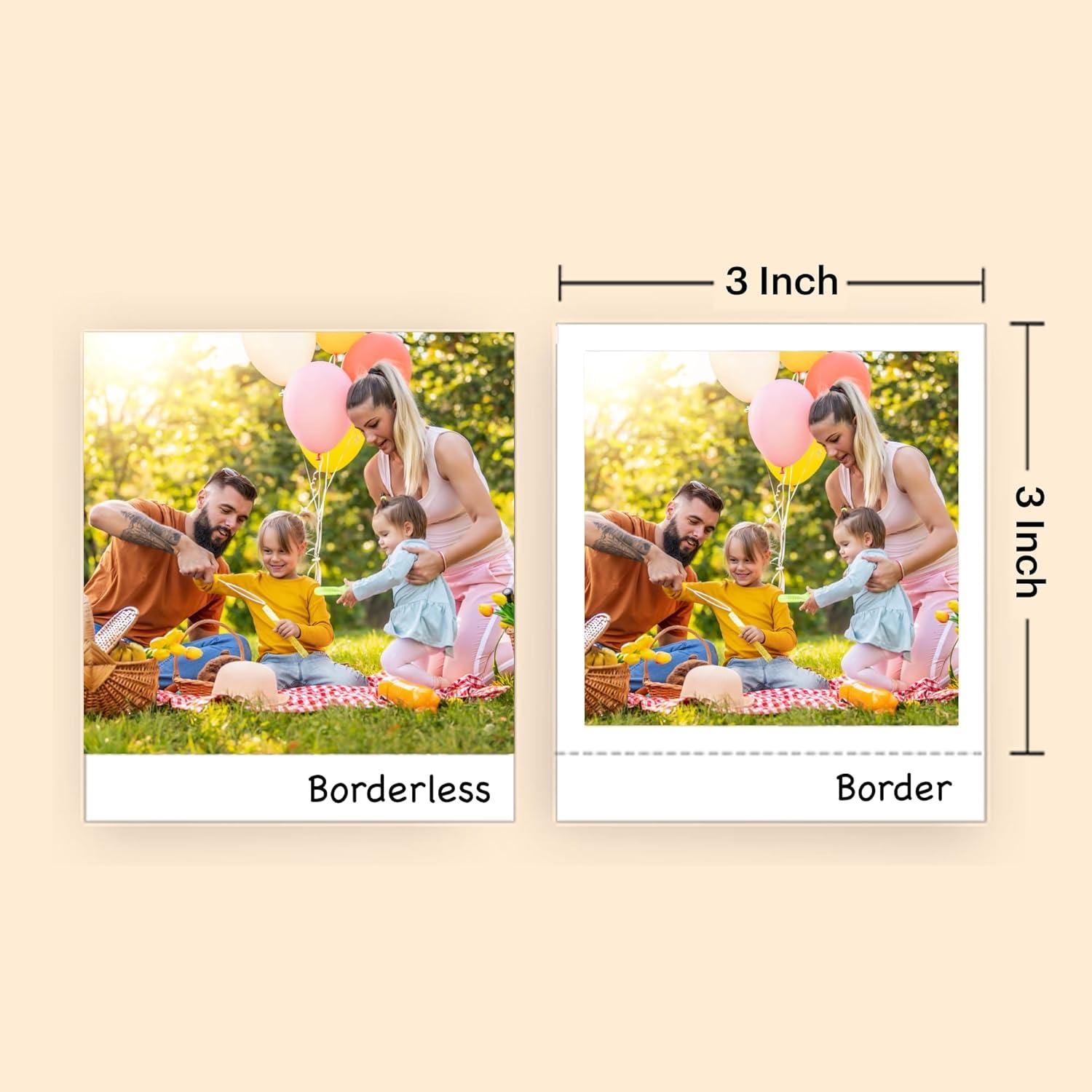 imageKODAK Mini 3 ERA 4PASS Portable Photo Printer Black Printer  Initial 8 Sheets  60 SheetsBlack