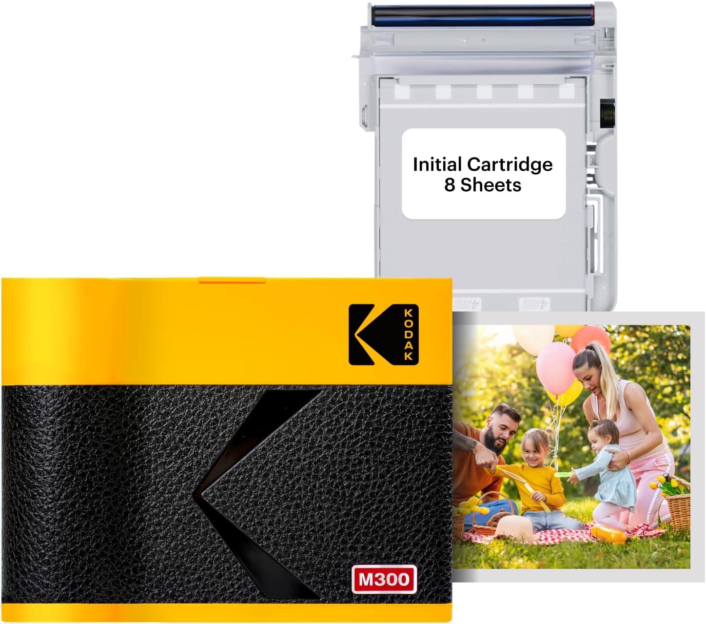 imageKODAK Mini 3 ERA 4PASS Portable Photo Printer Black Printer  Initial 8 Sheets  60 SheetsYellow