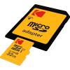 imageKODAK 16GB Class 10 UHSI U1 MicroSDHC Card with Adapter 10x Write SpeedBlack