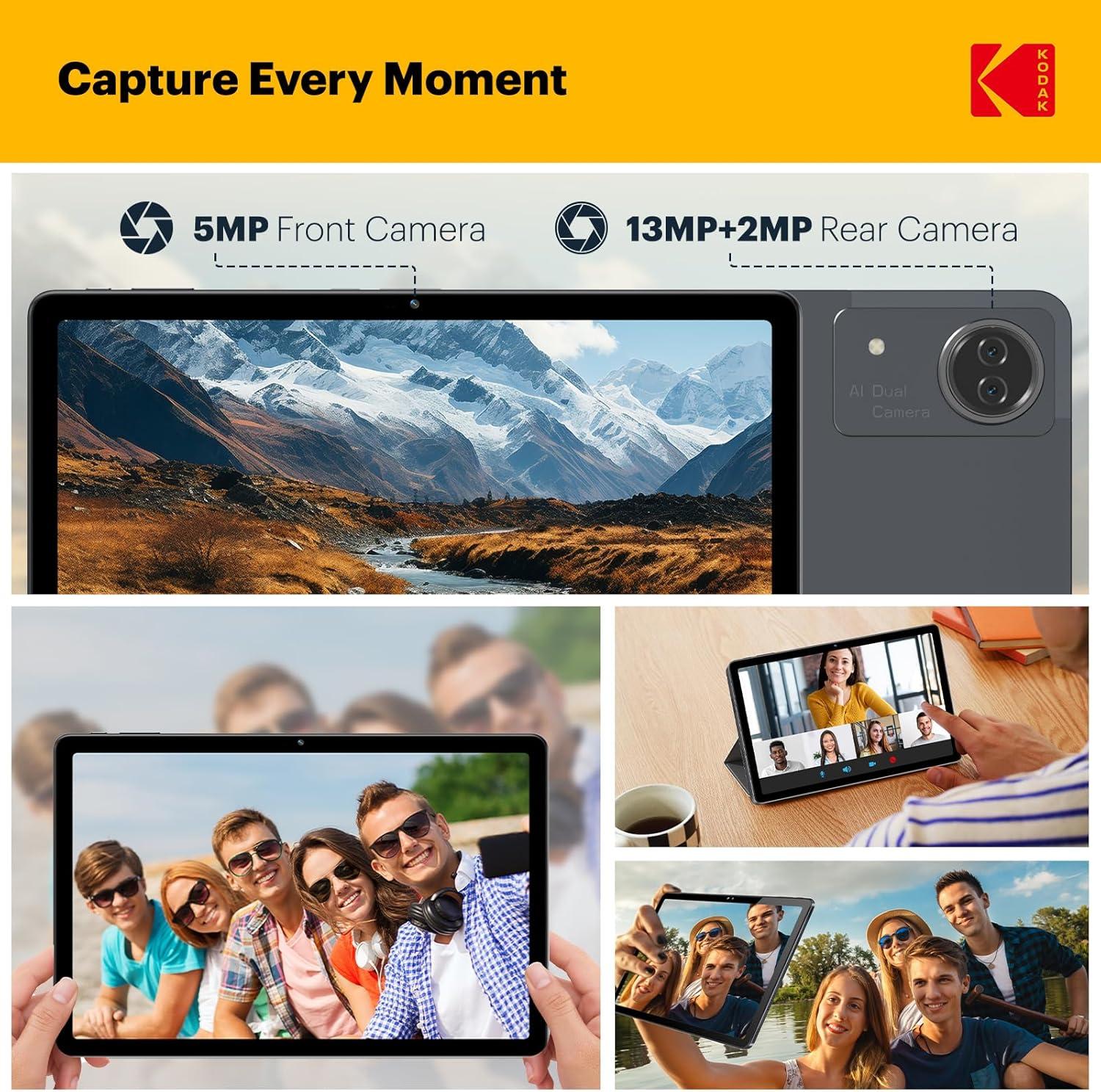 imageKODAK Tablet K11 11quot FHD 128GB Android Tablet OctaCore 1920  1200 FHD Display 8000mAh Battery Dual WiFi Dual Cameras 516MP TypeC Android 15K12
