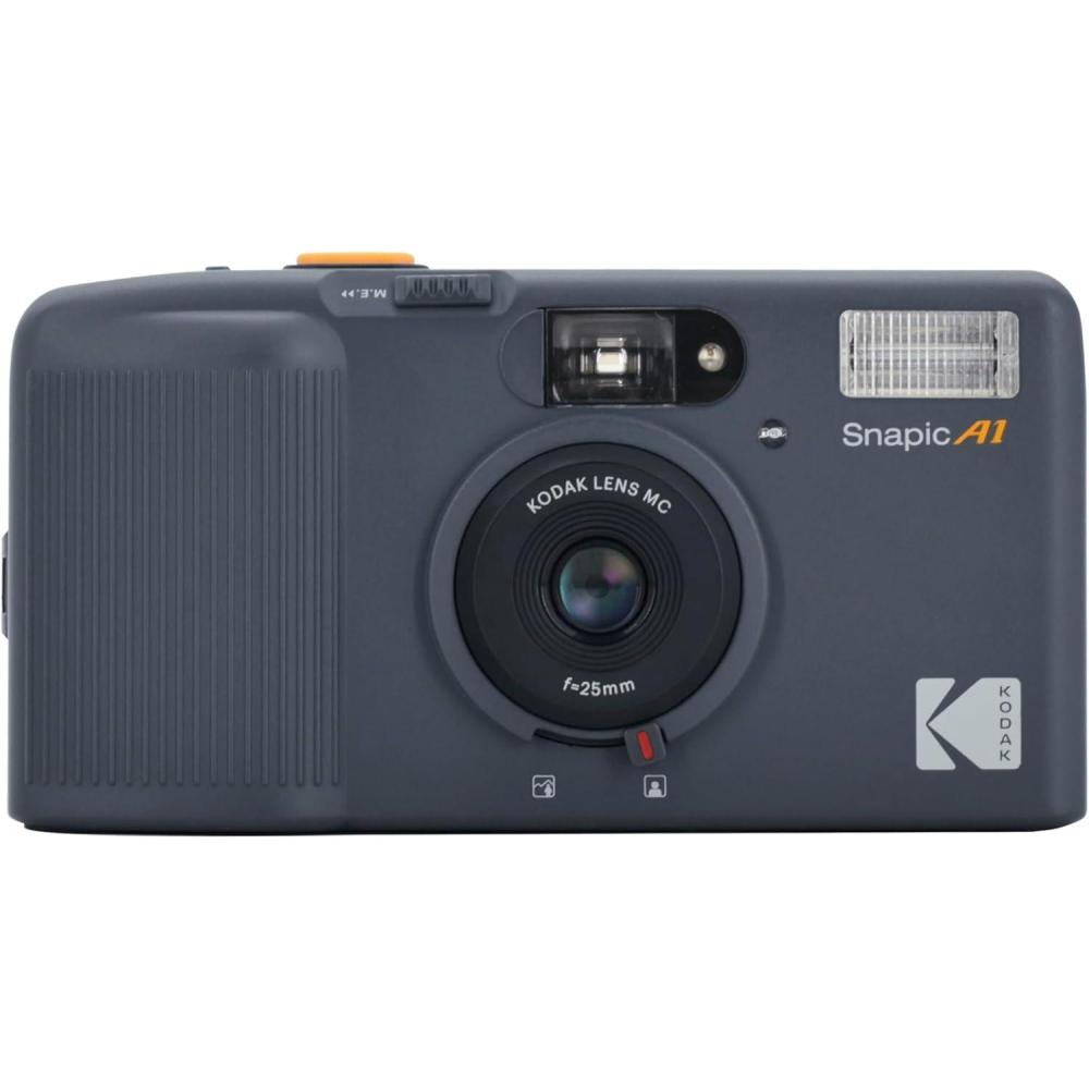 imageKODAK Snapic A1 35mm Film Camera 35mm Reusable 2Zone Focus Lightweight Compact Rhino Grey Film ampamp AAA Battery are not IncludedRhino Grey