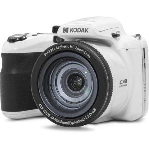 imageKODAK PIXPRO AZ425WH 20MP Digital Camera 42X Optical Zoom 24mm Wide Angle Lens 1080P Full HD Video Optical Image Stabilization LiIon Battery 3quot LCD Vlogging Camera WhiteWhite