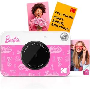 image:imageKODAK Printomatic FullColor Instant Print Camera Starter Bundle  Carrying Case  Zink 20pk Photo Paper  Colorful Photos On 2x3quot StickyBack Paper  Fun Gift for Birthday Christmas Holiday  PinkLight Pink