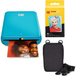 image:imageKODAK Step Instant Photo Printer with BluetoothNFC Zink Technology ampamp KODAK App for iOS ampamp Android Pink Go BundleBlue