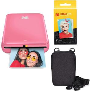 image:imageKODAK Step Instant Photo Printer with BluetoothNFC Zink Technology ampamp KODAK App for iOS ampamp Android Pink Go BundlePink