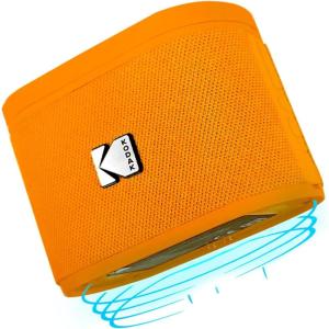 image:imageKODAK SOUNDBRIX Small Speaker Bluetooth Speaker with 360HD Stereo Sound and Robust Bass Yellow Mini Speakers IP64 Water Resistant Portable Speakers for Shower Room Car Trip Ideal Gift for Men WomenOverload Orange