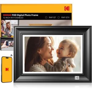 image:imageKODAK WiFi Digital Picture Frame 1920 x 1200 Touchscreen Digital Photo Frame 101 Inches Intelligent Electronic Picture Frame with 32 GB AutoRotate Share Moments Instantly Gifts