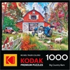 image:imageRoseArt  Kodak Premium  City Street Fair  1000 Piece Jigsaw Puzzle for Adults Vibrant Vendors Artwork  Made in USABig Country Barn