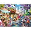 image:imageRoseArt  Kodak Premium  City Street Fair  1000 Piece Jigsaw Puzzle for Adults Vibrant Vendors Artwork  Made in USACity Street Fair