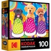 image:imageRoseArt  Kodak Premium  Golden Puppy Pals  100 Piece Jigsaw Puzzle for AdultsPuppy Socks