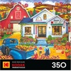 image:imageRoseArt  Kodak Premium 350 Piece Puzzle  Sunset Camper with Golden Retriever Vibrant Lakeside Scene Jigsaw Puzzle for Adults 24 x 18 Finished SizeJuniors Farmer Market