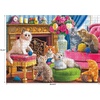 image:imageRoseArt  Kodak Premium Cork  Open for Business  1000 Piece Jigsaw Puzzle for AdultsKittens by the Fireplace