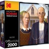 image:imageRoseArt  Kodak Premium Masters  A Sunday Afternoon on The Island of La Grand Jatte by Georges Seurat  2000 Piece Jigsaw Puzzle for AdultsAmerican Gothic By Grant Wood