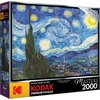image:imageRoseArt  Kodak Premium Masters  A Sunday Afternoon on The Island of La Grand Jatte by Georges Seurat  2000 Piece Jigsaw Puzzle for AdultsThe Starry Night By Vincent Van Gogh