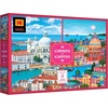 image:imageRoseArt  Kodak Camera to Canvas  Venice 2Pack 500 Piece Jigsaw Puzzles for Adults  Photograph amp Contemporary Illustrated Version of Basilica di Santa Maria Della SaluteClassic