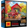 image:imageRoseArt  Kodak Premium Cork  Coffee  1000 Piece Jigsaw Puzzle for AdultsOld Creek Bridge
