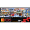 image:imageRoseArt  Kodak Premium Panoramic  Christmas Evening  750 Piece Jigsaw Puzzle for Adults