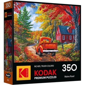 image:imageRoseArt  Kodak  Maine Road 350 Piece Jigsaw Puzzle Scenic Autumn Landscape Puzzle for AdultsMaine Road