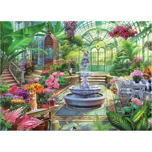image:imageRoseArt  Kodak Premium  1000 Piece Jigsaw Puzzle for Adults  Soap amp Candle Shop  Cozy Boutique with Flowers Candles amp Bath Bombs  Relaxing Home Dcor Scene  26625 x 1925 InchesVictorian Greenhouse