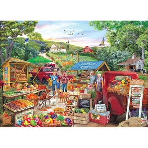 image:imageRoseArt  Kodak Premium  1000 Piece Jigsaw Puzzle for Adults  Soap amp Candle Shop  Cozy Boutique with Flowers Candles amp Bath Bombs  Relaxing Home Dcor Scene  26625 x 1925 InchesRed Trucks Farm Market