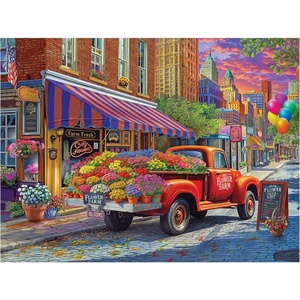 image:imageRoseArt  Kodak Premium  City Flowers  350 Piece Jigsaw Puzzle for AdultsCity Flowers