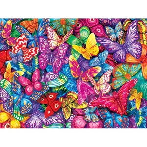 image:imageRoseArt  Kodak Premium  Colorful Butterflies  350 Piece Jigsaw Puzzle for Adults