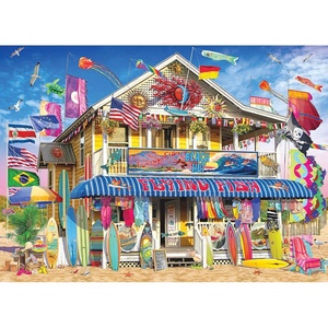 image:imageRoseArt  Kodak Premium  Surf Shack  1000 Piece Jigsaw Puzzle for AdultsSurf Shack