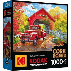 image:imageRoseArt  Kodak Premium Cork  Coffee  1000 Piece Jigsaw Puzzle for AdultsOld Creek Bridge