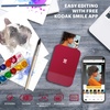 image:imageZink KODAK Smile Instant Digital Bluetooth Printer for iPhone amp Android  Edit Print amp Share 2x3 Zink Photos w Smile App Black WhiteRed