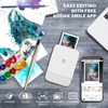 image:imageZink KODAK Smile Instant Digital Bluetooth Printer for iPhone amp Android  Edit Print amp Share 2x3 Zink Photos w Smile App Black WhiteWhite