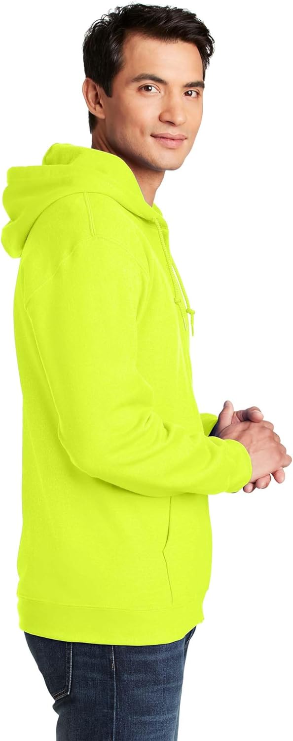 Felpa Con Cappuccio E Zip Gildan G18600 Per Adulti | Pile Morbido, Rosso, Taglia M, Tasche Frontali, Cotone Poliestere