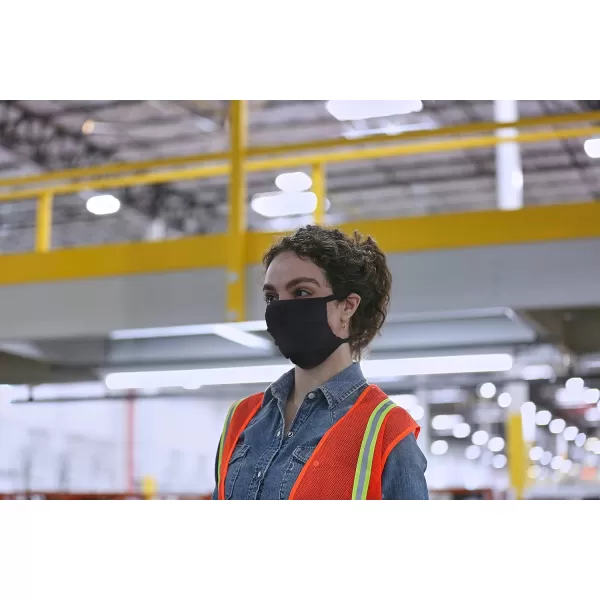 Gildan Adult Reusable 3-Layer Tie-On Face Mask )