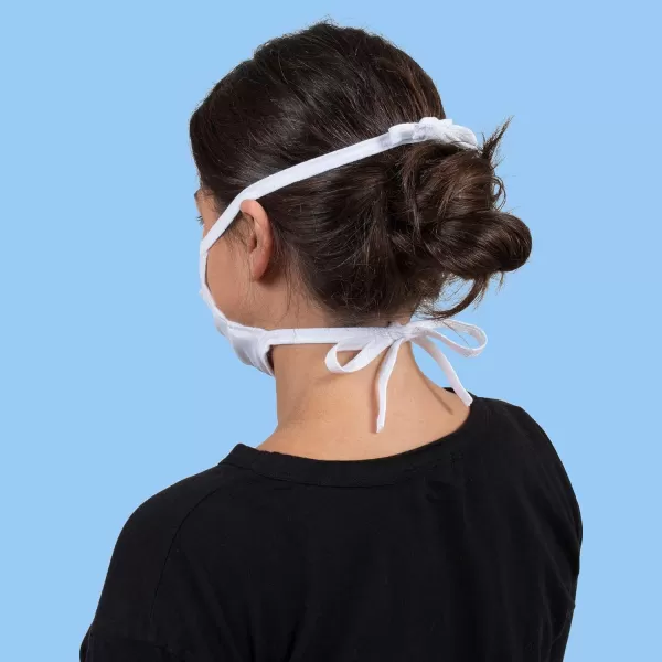 Gildan Adult Reusable 3-Layer Tie-On Face Mask )