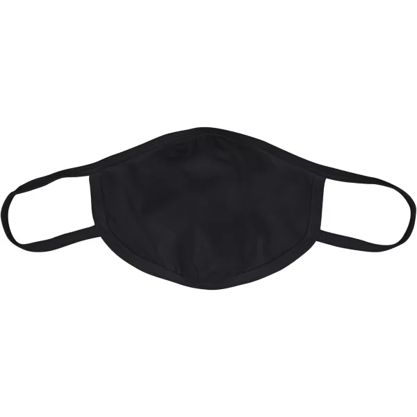 Gildan Adult &amp; Youth Reusable 2-Layer Cotton Face Mask  Black )