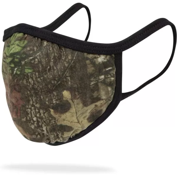 Gildan Adult &amp; Youth Reusable 2-Layer Cotton Face Mask  Mossy Oak Break-up Infinity )