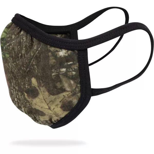 Gildan Adult &amp; Youth Reusable 2-Layer Cotton Face Mask  Mossy Oak Break-up Infinity )