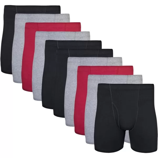 10 Black/Garnet/Graphite (10-pack)