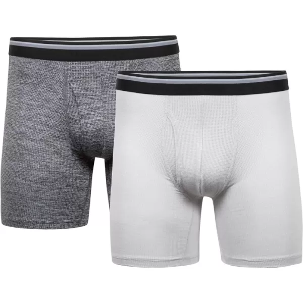 Boxer Caviar Htr/Grey Violet Htr (Boxer Brief)